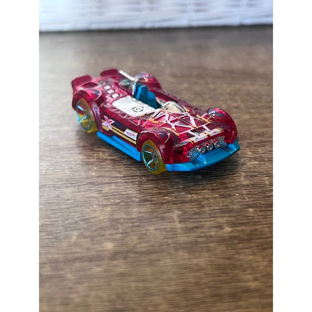 Hot Wheels 2017 X-Raycers Series Monte Racer Transparent Red Body Loose EUC